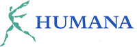 The image features a logo with the word  HUMA  prominently displayed, along with a graphic element resembling a human figure in motion.